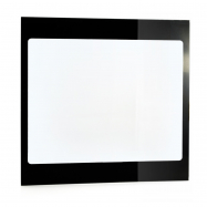 Внутреннее стекло для плиты GRETA 405х390мм (черное)